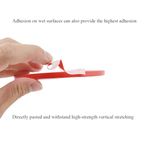 HAHIYO Red 0.25Inch Wide Floral Tape, Waterproof Florist Tape Flower Wrap Adhesive Waterproof Decorative Tape for Bouquet Stem Wrapping Flower Arranging Craft, 2Rolls 200Feet/66Yard Total - color: Red, size: Red-0.25in-2P/66Yard
