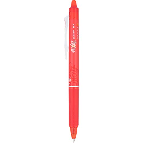 PILOT FriXion Clicker Erasable Gel Pens, Red Ink, 6-Pack - color: Red