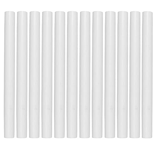12PCS White Sealing Wax Sticks for Wax Seal Stamp, Great for Wedding Invitations, Wine Packages, Cards Envelopes, Gift Wrapping - color: White