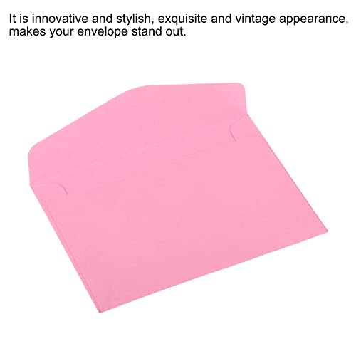 PATIKIL Mini Envelopes, 24 Pack Mini Gift Card Business Card Envelope for Small Note Cards Greeting Wedding, Pink - color: Pink