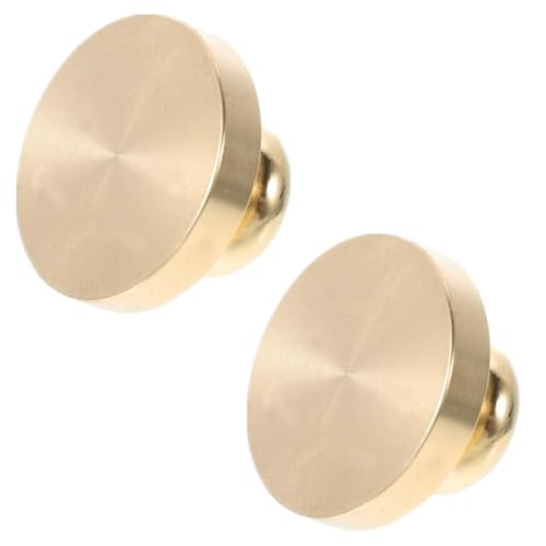 2 Pcs Blank Wax Seal Stamp Replacement, Golden Copper Wax Stamping Heads, Art & Craft Supplies