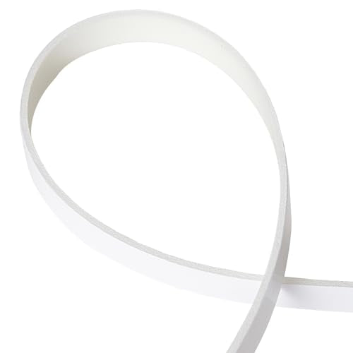 2 Roll of White Double Sided Foam Tape,PE Foam Tape，Sponge Soft Mounting Adhesive Tape (1/4 Inch by 50 Feet) - color: White, size: 1/4 Inch (6mm)