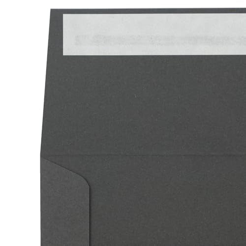 LUXPaper Vertical A7 Invitation Envelopes | 5 1/4" x 7 1/4" | Smoke Gray | 80lb. Text | 50 Qty - color: Gray