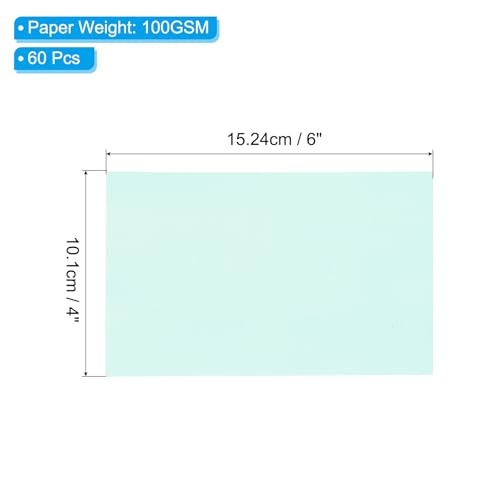 PATIKIL 60 Sheets Vellum Paper 4x6 Blue - color: Navy Blue