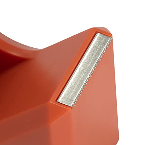 JAM PAPER Colorful Desk Tape Dispensers - Orange - Sold Individually - color: Orange, size: Pack of 1