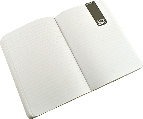 Signature Series A5 Large with Black Cover and Ruled Premium Paper - color: Black Cover with Ruled Paper, size: A5 Large