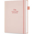 5 MINUTES A DAY Self-Care Notebook, Wellness & Daily Reflection Gratitude Journal & Mood Tracker for Women Self Care Planner, A5 Size (Pink) - color: Pink