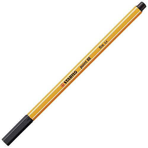 STABILO fineliner point 88 - color: Red, Blue, Black, size: 1 Count (Pack of 1)