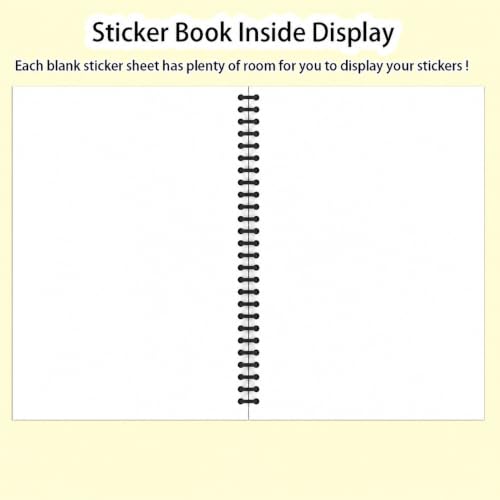 B5 Reusable Sticker Collecting Book Blank Sticker Album (Style C Black) - color: Style C Black