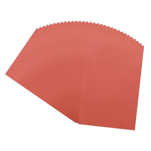 MECCANIXITY 50 Sheet Colored Vellum Paper 4" x 6", 100gsm Translucent Printable Vellum Sheets for Printing Wedding Invitations Inkjet Laser Printer, Deep Red - color: Deep Red, size: 4" x 6"