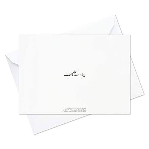 Hallmark Blank Love Cards, Assorted 24-Pack (Hearts and Stripes)