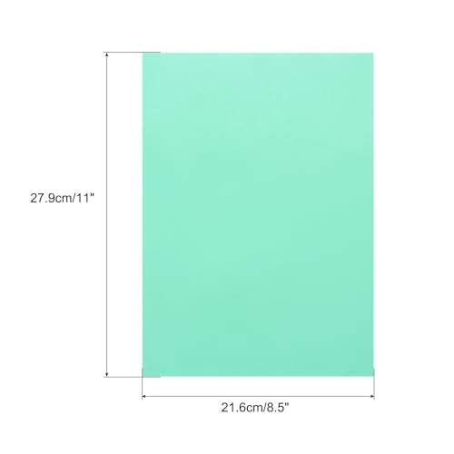 MECCANIXITY Colored Vellum Paper, 50 Sheet Sky Blue Transparency 8.5 x 11 Printable Vellum Paper, Translucent Vellum Sheets for Printing Wedding Invitations Ink Jet Laser Printer - color: Sky Blue