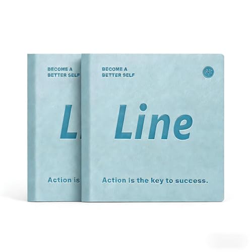 2 Pack Square Pocket Notebook, 3.93" x 3.93" Mini Notepad with PU Leather Cover, Inspirational Small Journal, Portable Pocket Notepad for Daily Planning, Travel & Office Use (Blue)