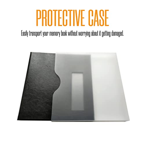 2x6 Photo Strip Album, Black Cover Black Pages, 2 Gel Pens - color: Black, size: 1