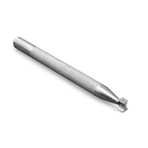 Hourglass Border Leather Stamps 304 Steel Leathercraft Staming Tool for Professional Carving DIY (Large,Lined) - size: Large, style: Lined