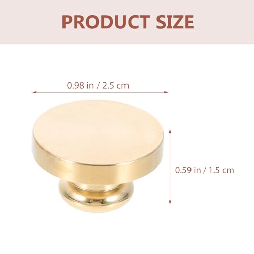 Tofficu 3 Pcs Wax Seal Stamp Head Replacement Blank Brass Wax Seal Head for Envelope Lacquer Wedding Invitations Gift Wrapping Scrapbooks Parcels Greeting Cards - color: Goldenx3pcs, size: 2.5X2.4X1.5CMx3pcs