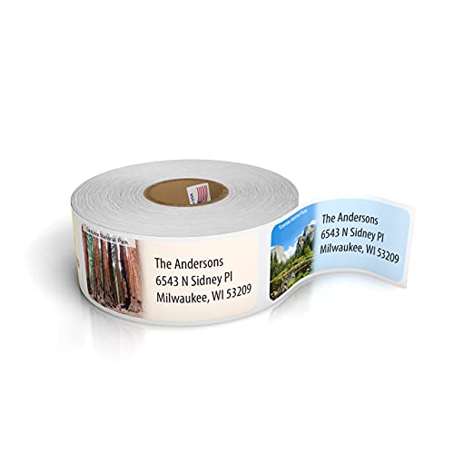 Customized Personalized Address Labels - Made in The USA by Kenco (500 Labels, National Parks) - color: National Parks, size: 500 Labels