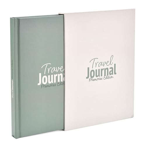 Travel Journal – Memory Book for Trips and Vacations – Journal and Photo Album – 136 Pages for 15 Adventures. Includes Photo Corner Stickers. Gift Sleeve Included. Travel Gift for Women and Men - style: Original