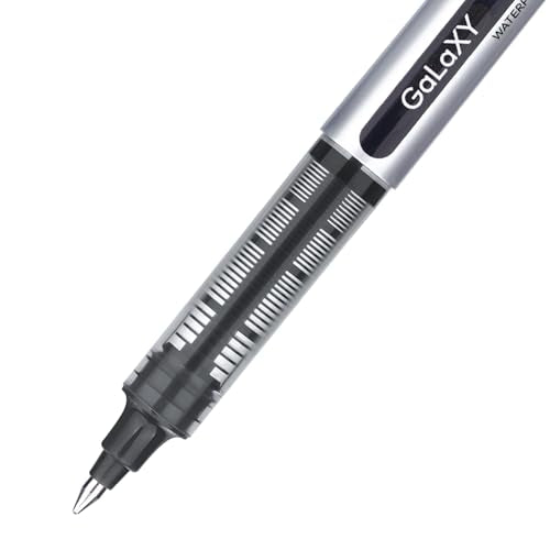 EYEYE Liquid Ink Rollerball Pens 12 Pack 3 Colors Black Blue Red 0.7mm Medium Point Pens Quick Dry Smooth Writing Pens for Journaling Office School Note Taking Supplies - color: 3 Colors, size: 0.7mm