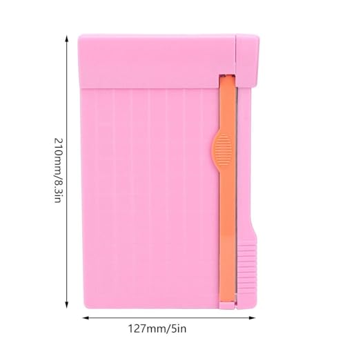 Mini Paper Cutter 160mm Cutting Width - Portable ID Photo Trimmer with Stainless Steel Blades for Home Office Photo Studio Use