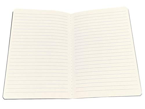 ALIMITOPIA 6 pack Notebook Brown Softcover Thread-bound Notebook Journal Diary Memo Notepad,A5 Size(5.5"X8.3"),30 sheets(Ruled Pages) - size: A5 Size (Ruled Pages)