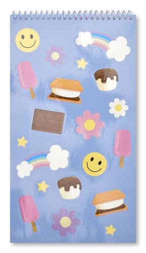 iscream Fold and Send Girls Stationery Card Pad with Seals - Camp Notes - color: Camp Notes