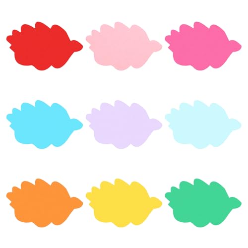 PATIKIL Bulletin Cutouts Paper, 108 Pcs Fallen Leaves Shape Bulletin Board Paper Cut Outs Decorations with Adhesive Points for Classroom DIY Crafts Projects Party Supplies, Multicolored - style: Fallen Leaves Shape