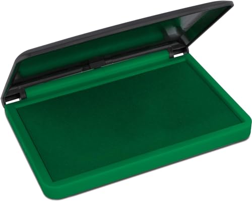 Mark 2000 Premium Green Ink Stamp Pad - 2" by 4" - Quality Felt Pad - color: Green, size: (2" x 4") Stamp Pad