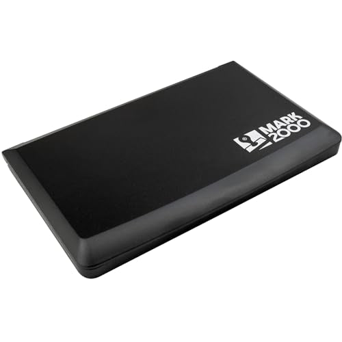 Mark 2000 Premium Black Ink Stamp Pad - 3" by 6" - Quality Felt Pad - color: Black, size: (3" x 6") Stamp Pad