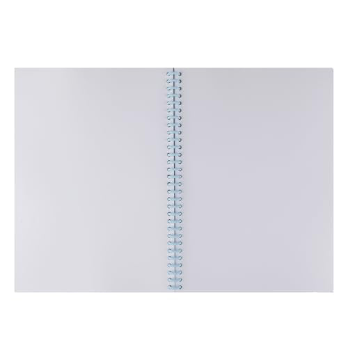 A4 Reusable Blank Sticker Collecting Book Sticker Album Storage (Blue） - color: blue