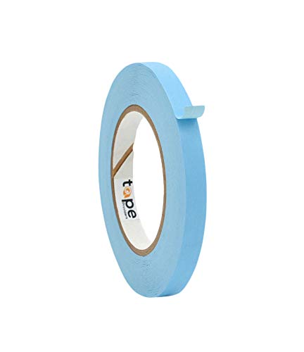 WOD CFTC6 Console Artist Tape Made in USA Light Blue, 1/2 inch x 60 yds. Flatback Paper Marking/Labeling Tape Residue Free, for Watercolor Paper to Prevent Tearing - color: Light Blue, size: 1/2 in. x 60 yds