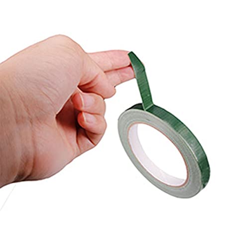 3 Rolls Waterproof Floral Tape Flower Tape for Bouquet Stem Wrapping and Floral Crafts(1/2" Wide,Dark Green) - size: 1/2"