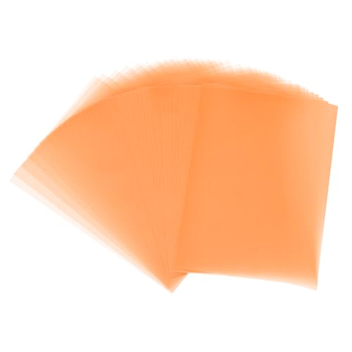 PATIKIL 100 Sheets Vellum Paper 4x6 Orange - color: Orange