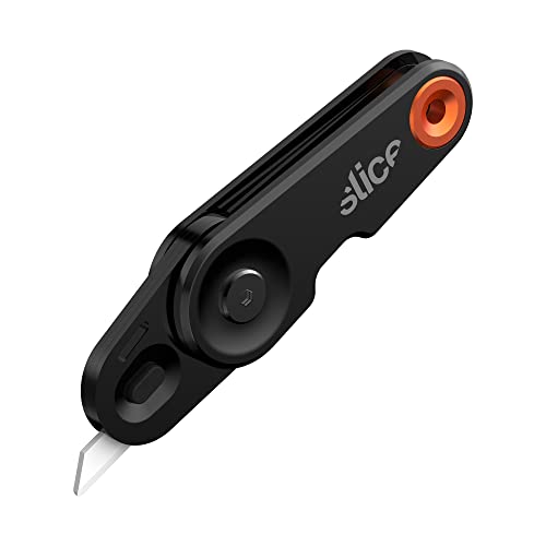 Slice Everyday Carry (EDC) Folding Knife | Heavy Duty Utility Knife | Modern Pocket Knife | Safe Ceramic Blade Lasting 11x Longer Than Metal | Compact and Convenient Box Cutter | 1 Pack - color: Folding Knife, size: 1 Pack