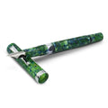 FPR Jaipur V2 Jade Piston Fill Refillable Fountain Pen for Writers - color: Jade Cracked Ice Acrylic