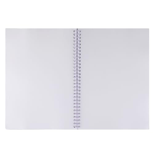 A4 Reusable Blank Sticker Collecting Book Sticker Album Storage (Purple - color: Purple