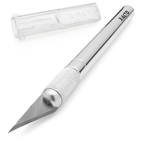 X-ACTO #2 Knife with Safety Cap, Sharp, Durable, Precision Knife, 1 Count - for Medium Cutting and Trimming - size: 1 Pack