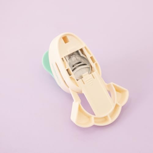 Craftelier - Croissant Shaped Corner Punch with Snap Lever for Curved Die Cutting on Paper and Cardboard | Specially for Scrapbooking and Crafting | Shape Size 25 mm Diameter - size: Croissant
