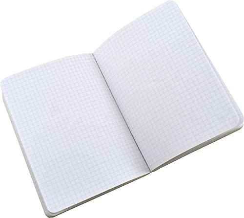 Signature Series A6 Small with Black Cover and Grid Premium Paper - color: Black Cover with Grid Paper, size: A6 Small