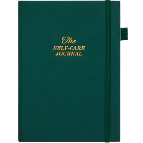 5 MINUTES A DAY Self-Care Journal, Wellness & Daily Reflection Notebook – Mental Health & Anxiety Journal for Women & Men – Self Care Planner, ADHD Planner with Mood Tracker – A5 Size (Dark Green) - color: Dark Green