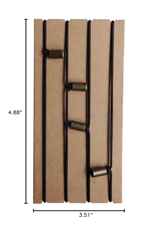 Wanderings Travelers Notebook Elastic Bands - 5" x 4" (12.5 x 9cm) - 4 Pack Jump Bands with Decorative Bead Small Passport Sized - Replacement Connection Straps for Refillable Travel Journals - size: 5" x 4"