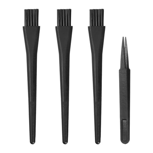 PATIKIL 3pcs ESD Brush Electronic Cleaning Brush Set with 18x18mm Bristles - size: 18 x 18 mm / 0.71 x 0.71 Inch