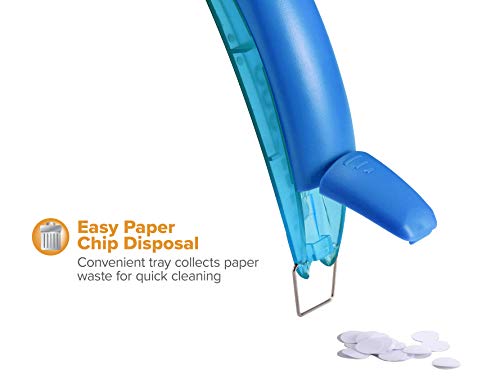 Bostitch Office inLIGHT Reduced Effort One-Hole Punch, One Unit per Package, Assorted Colors, No Color Choice (2401)