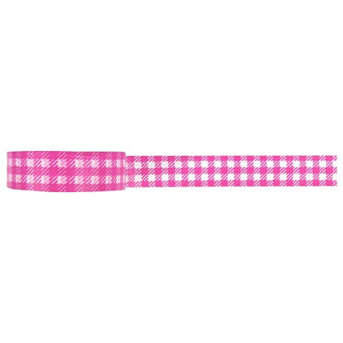 allydrew Plaid Pattern Washi Masking Tape - Pink Plaid - color: Pink Plaid