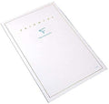 Clairefontaine Tablets "Triomphe" Stationery - Blank 50 sheets - 5 3/4 x 8 1/4 - Extra White - For Calligraphers, Fountain Pen Users, and Fine Correspondence - size: 5 3/4 x 8 1/4, Blank Tablets