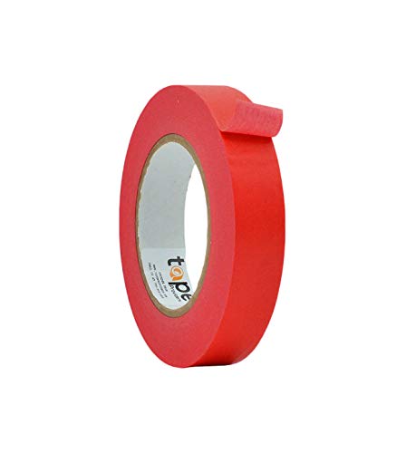 WOD CFTC6 Console Artist Tape Made in USA Red, 1 inch x 60 yds. Flatback Paper Marking/Labeling Tape Residue Free, for Watercolor Paper to Prevent Tearing - color: Red, size: 1 in. x 60 yds