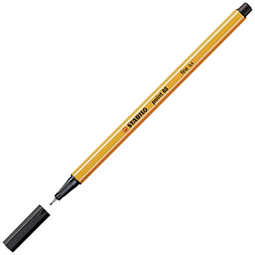 STABILO fineliner point 88 - color: Black, size: 1 Count (Pack of 1)