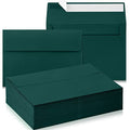 Harloon 100Pcs A9 Invitation Envelopes, Greeting Card Envelopes, Dark Green - color: Dark Green