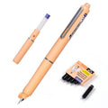 WRITECH Clictek Retractable Fountain Pen: Fine Black Ink with 5 Cartridges - color: Multicolor
