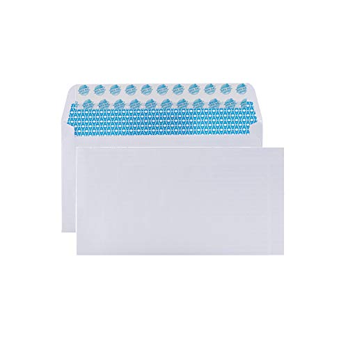 Aimoh #6 3/4 Small Envelopes Self Seal Security Envelopes No Window 1800Ct | No Window, EnveGuard, Security Tint, 3-5/8 x 6-1/2 In, 24 lb Paper, White, 1800 Count, Quick-Seal Closure (34300) - size: 1800 Ct.